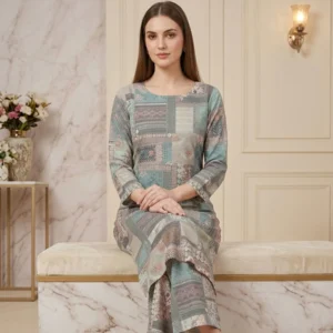 Kharatis pastel patchwork cotton printed suit fabric 5 meter