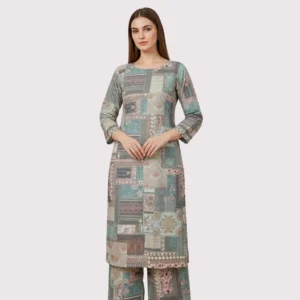 Kharatis pastel patchwork cotton printed suit fabric 5 meter