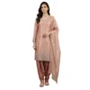 Crush fabric unstitched suit for women