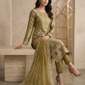 Pure crush unstitched suit for women
