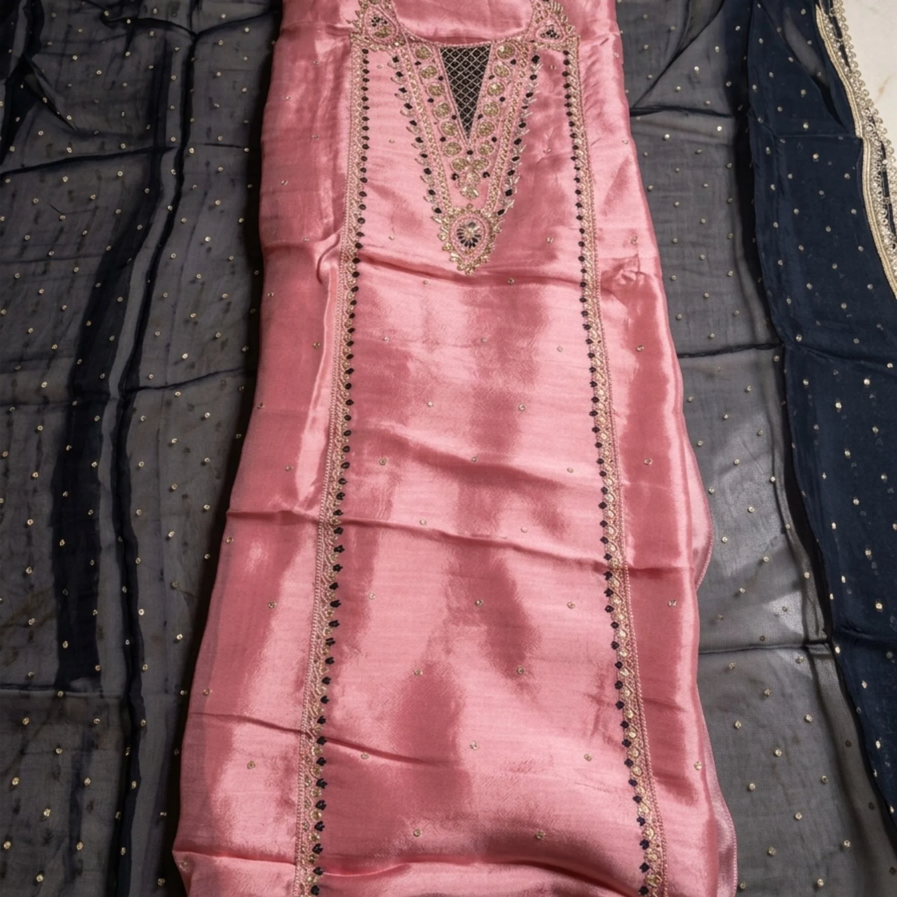 Georgette unstitched suit for women