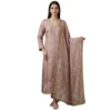Dabka embroidered unstitched suit for women