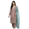 Tabi silk Angrakha style unstitched suit for women