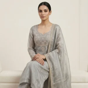 Pure tissue unstitched suit for women