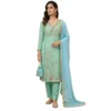 Masleen silk unstitched suit for women