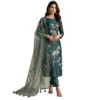 Organza unstitched suit for women