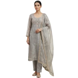 Pure tissue unstitched suit for women