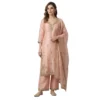 Tabby silk unstitched suit for women