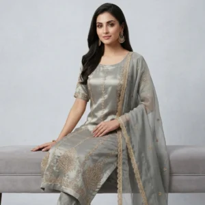 Sasha fabric unstitched suit for women