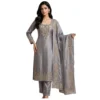 Tabby silk unstitched suit for women