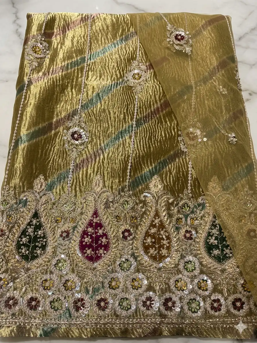 Pure crush unstitched suit for women